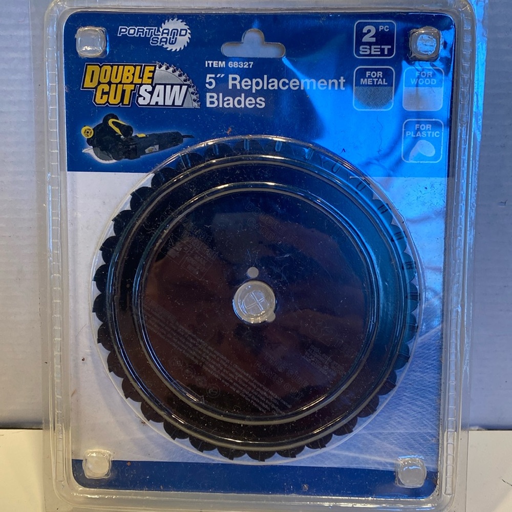 NIP Portland Saw Double Cut Saw 5” Replacement Blades Item #68327
